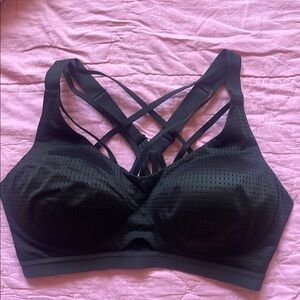 Victoria's Secret Black Strappy Sports Bra